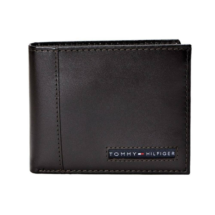 Tommy Hilfiger Cambridge Leather Wallet in Gift Box - Black