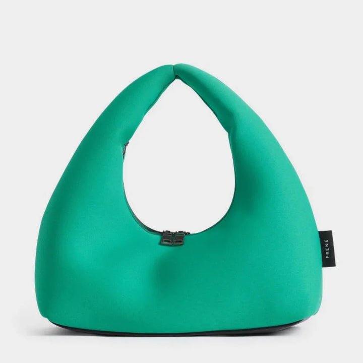 Prene The Astrid Neoprene Hobo Shoulder Bag - Emerald