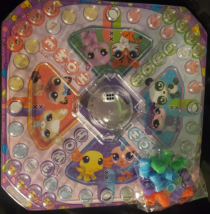 Littlest Pet Shop Pop-O-Matic Trouble Board Game