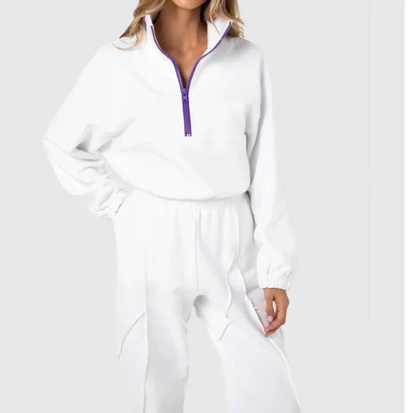 By.Dyln Women's Malibu Cropped Sweater - White