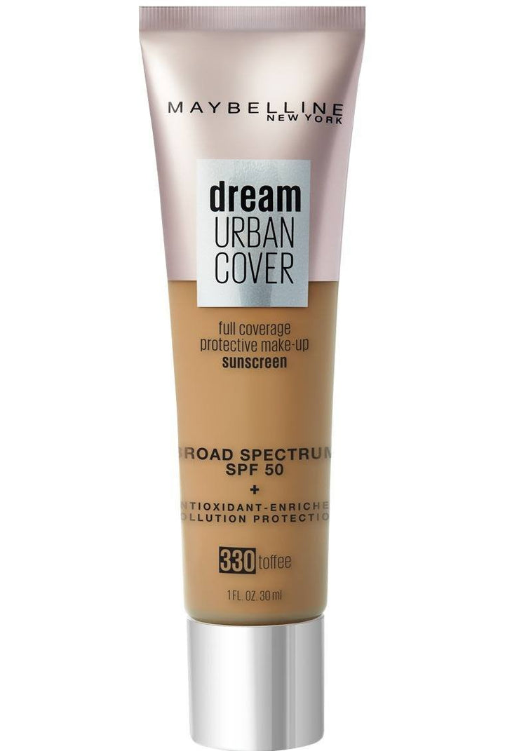 Maybelline 30ml Dream Urban Cover Full Coverage Foundation 348 Cafe Au Lait Spf 40