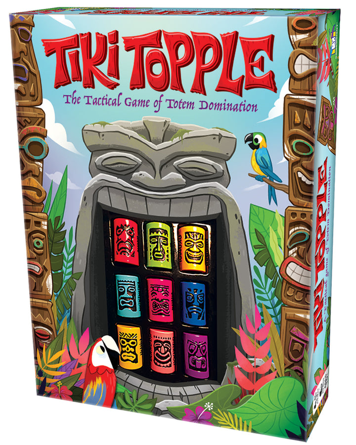 Gamewright Tiki Topple Tactical Game of Totem Domination 2017