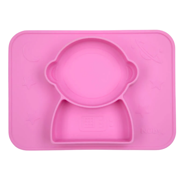 Nuby Sure Grip Astronaut Mat Pink