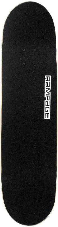 Rampage Plain Third Natural/Black 8 Inch Complete Skateboard