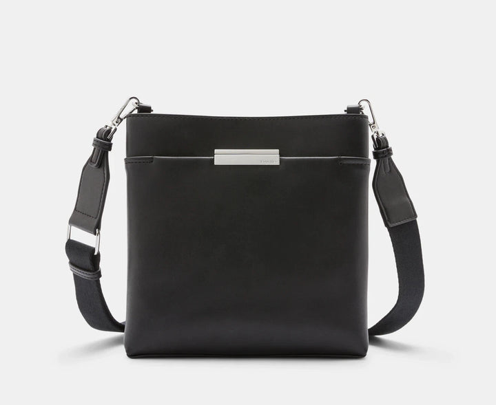 Calvin Klein Soma Mini Crossbody Bag - Black Silver