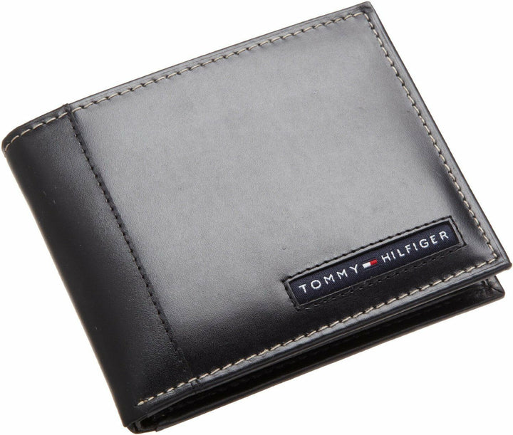 Tommy Hilfiger Cambridge Leather Wallet in Gift Box - Black
