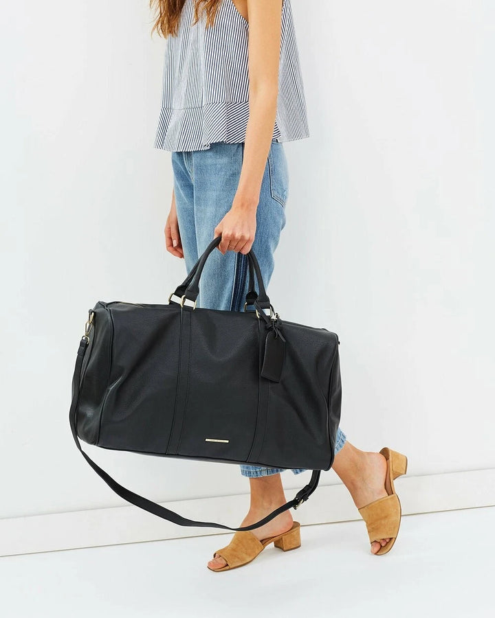 Tony Bianco Harper Weekender Bag Black