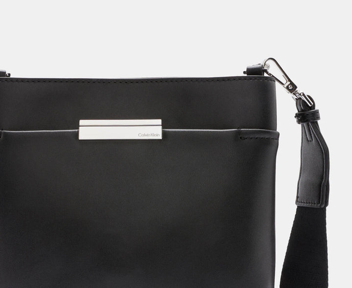Calvin Klein Soma Mini Crossbody Bag - Black Silver