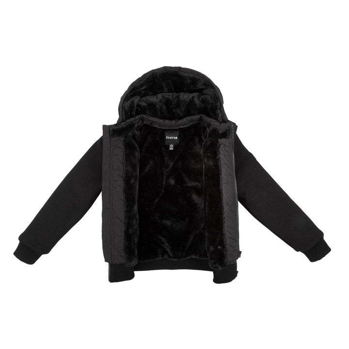 Firetrap Kids Boys Sartorial Knit Junior Lined Jacket Coat