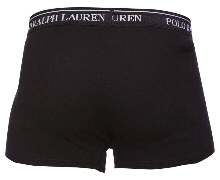 Polo Ralph Lauren Men's Classic Fit Mid-Rise Trunk 3 Pack - Polo Black