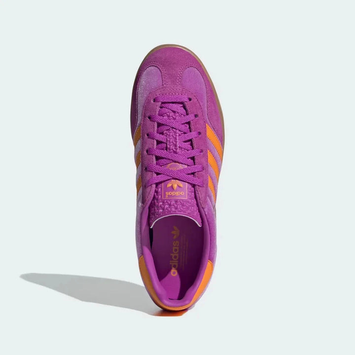 Adidas Originals Womens Gazelle Indoor Sneakers - Purple Burst / Eqt Orange / Gum IH0277