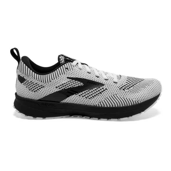 Brooks Women's Revel 5 Medium Width Running Shoes - Oyster/Lotus/Metallic Silver